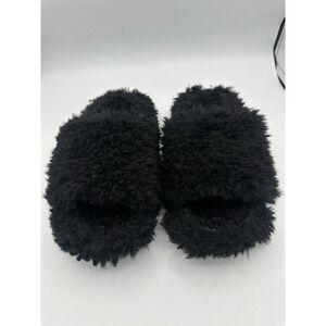 Crocs Classic Shaggy Fur Slide Black - 210912